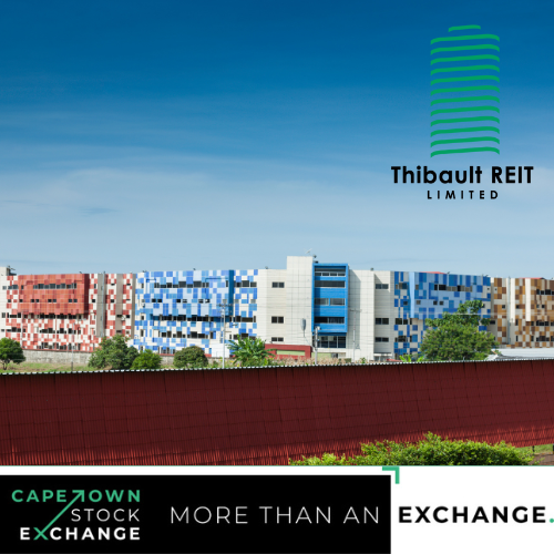 CTSE_Group's tweet photo. We are looking forward to Thibault REIT Limited Ordinary Shares, listing on the CTSE Equity Market on Friday, 25 August 2023. 💥

Read more 👉https://t.co/fQCXhg1jIB

#CapitalMarkets #CapeTownStockExchange #Africa #REIT https://t.co/iVS01lYgOC