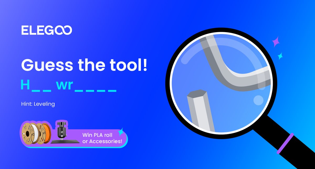 [ELEGOO #Giveaway🔥]

Join our 2nd round! What is the tool in the pic?  🧐

1.  LIKE &amp; RETWEET.
2. COMMENT with your answer.
.
Follow the rules above and you'll have a chance to win PLA roll or ELEGOO resin printer accessories.🎁
.
.
#3dprinted #3dprinting #winforfree #makers