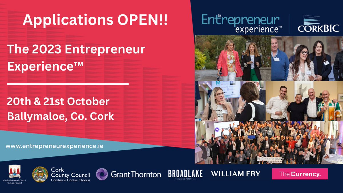 Calling all #Startups #Entrepreneurs #SMEs we are delighted to share this fantastic opportunity from our partners @CorkBIC 

CorkBIC have always supported our programmes here in Limerick and this is a fantastic chance for any new businesses in the area.