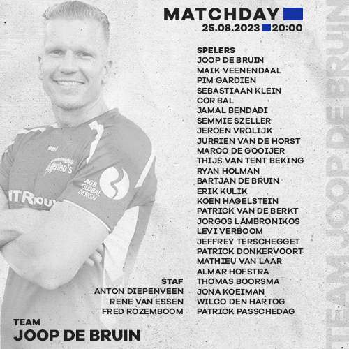 vvdeMerinos's tweet photo. Joop de Bruin neemt aankomende vrijdag 25 Augustus tijdens een speciale avond op de groene velden afscheid als voetballer. Het vriendenteam van Joop speelt deze avond tegen de A-selectie van de Merino’s. https://t.co/FAXAQqdCiv
