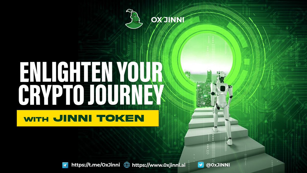 0xJINNI's tweet photo. 💡 Enlighten Your Crypto Journey with Jinni Token! 

Your AI Beacon for Bright Insights! 

🌟 Let AI Illuminate Your Path to Profits! 

#JinniToken #AIRevolution #CryptoInsights #BITCOIN #Altcoin #BTC #cryptocurrency #CRYPTONEWS #ETH #dolar #jinni https://t.co/39RYJOUsFZ