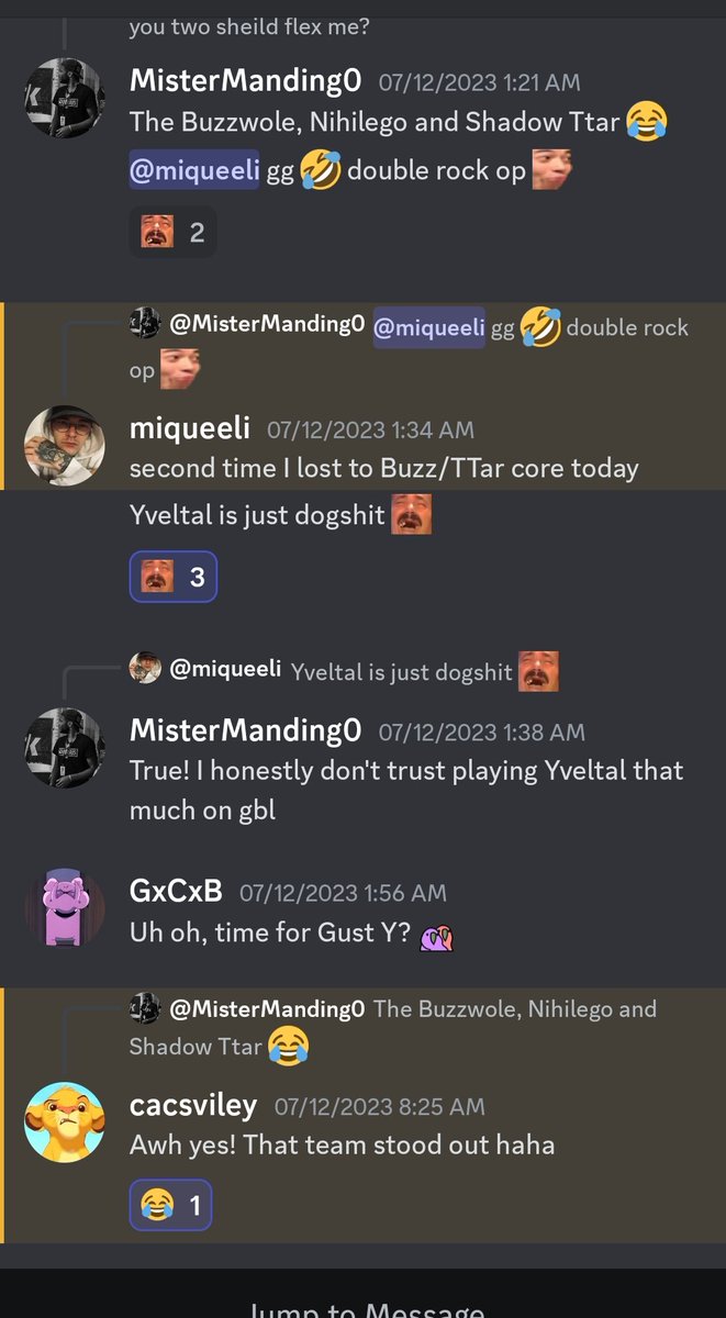 Menos mal que ayer en el stream de <a href="/euskobarna55/">Euskobarna55</a> hubo alguien que reconocio que utilizo Buzzwole, Ttar y Nihilego. Pero lo Bueno es llamar hdp, cobarde, que me encuentra y me mete dos hostias en la cara solo porque mi equipo hard counterea al suyo...no se...<a href="/BlueNiharra/">Niharra Blue</a> es?