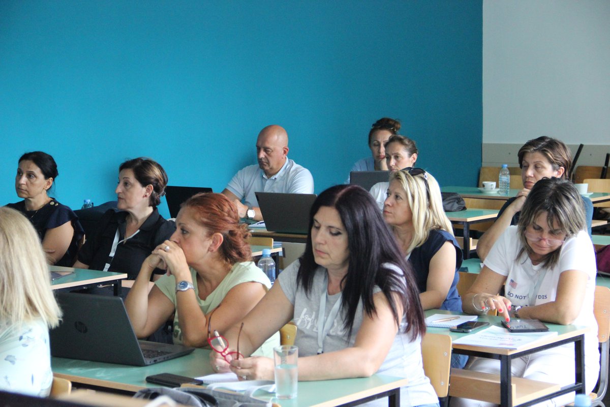 DigEdCenter's tweet photo. Participants from #TechCampOhrid elaborate educational games ideas for media literacy and cyber security
#TechCamp #MyTechCampStory #ExchangeAlumni #DigEd https://t.co/eLhd8LSZbI