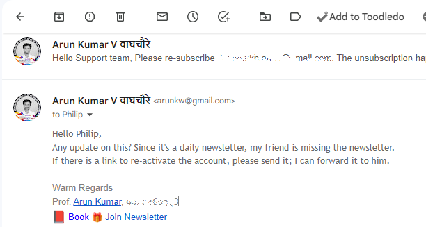 Prof. Arun Kumar वाघचौरे tweet media