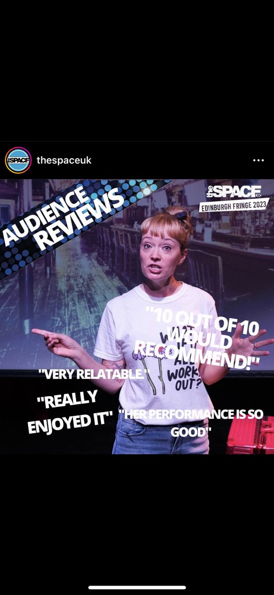 #tweetthemedia Audience Reviews have been great. If u have time left please come see and review How to Find a Husband in 37 Years or Longer @theSpaceUK We would love to have you! #edfringe