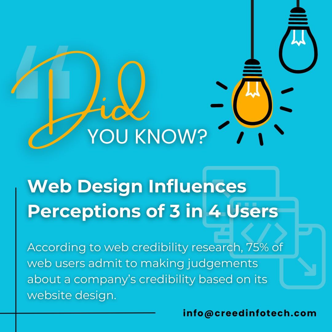 CreedInfotech's tweet image. Your website design is more than just aesthetics—it's your digital storefront. A clean, professional layout instantly builds trust and credibility with your visitors
#WebDesignEssentials #UserExperienceMatters #ResponsiveDesignfacts #WebDevelopmentips  #ProgrammingLife
