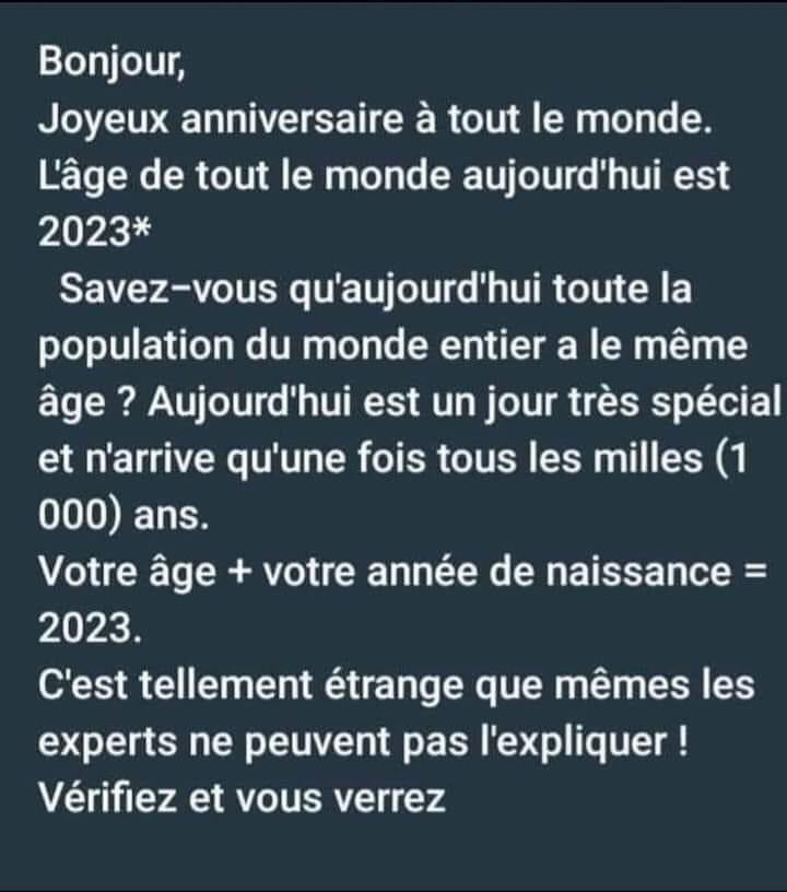 Incroivable !!!