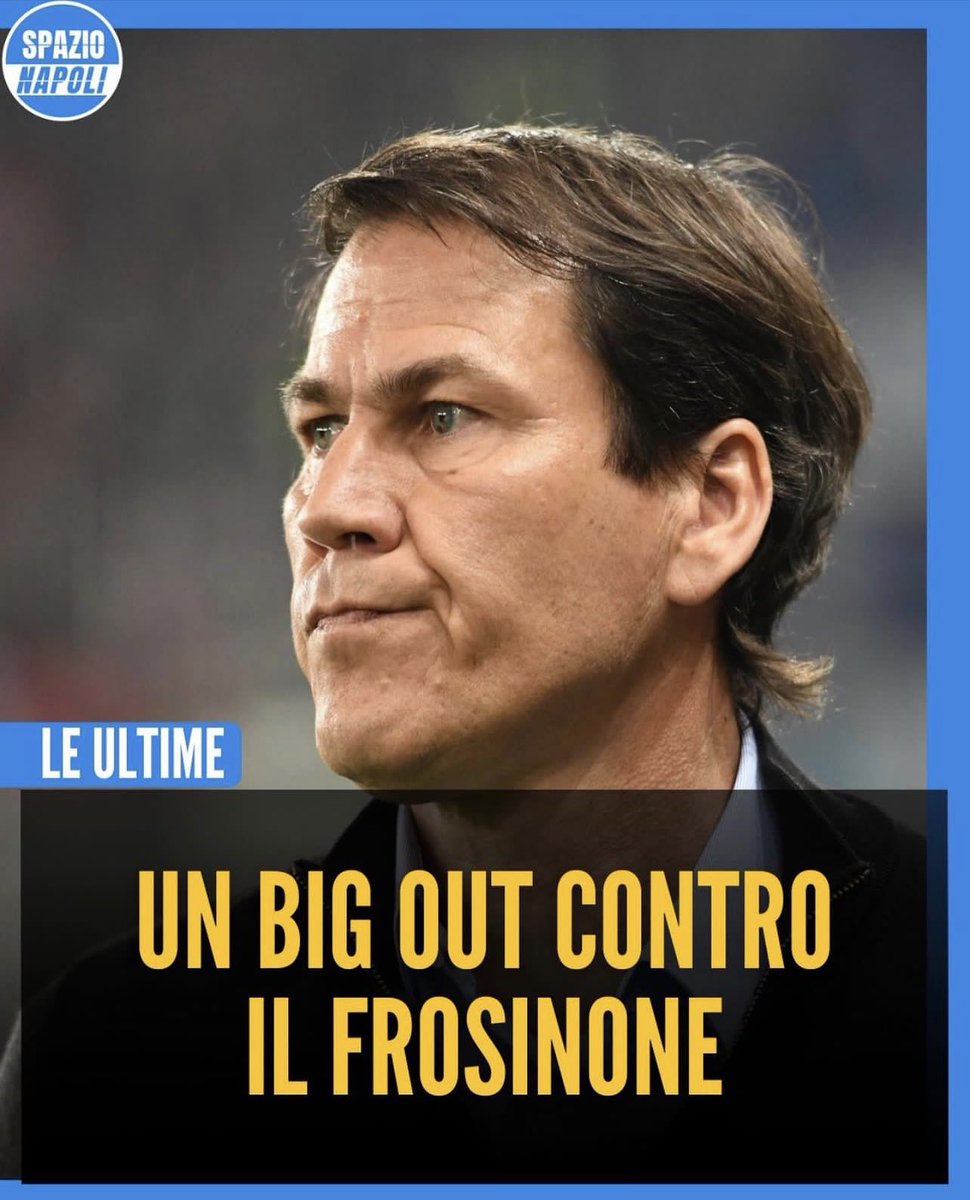 Spazio_Napoli's tweet photo. #kvaratskhelia salterà l’esordio stagionale con il Napoli e non sarà convocato per la partita di #frosinone
A comunicarlo è il #club con una nota. Affaticamento #muscolare per il georgiano. https://t.co/rmq9WXjPtP