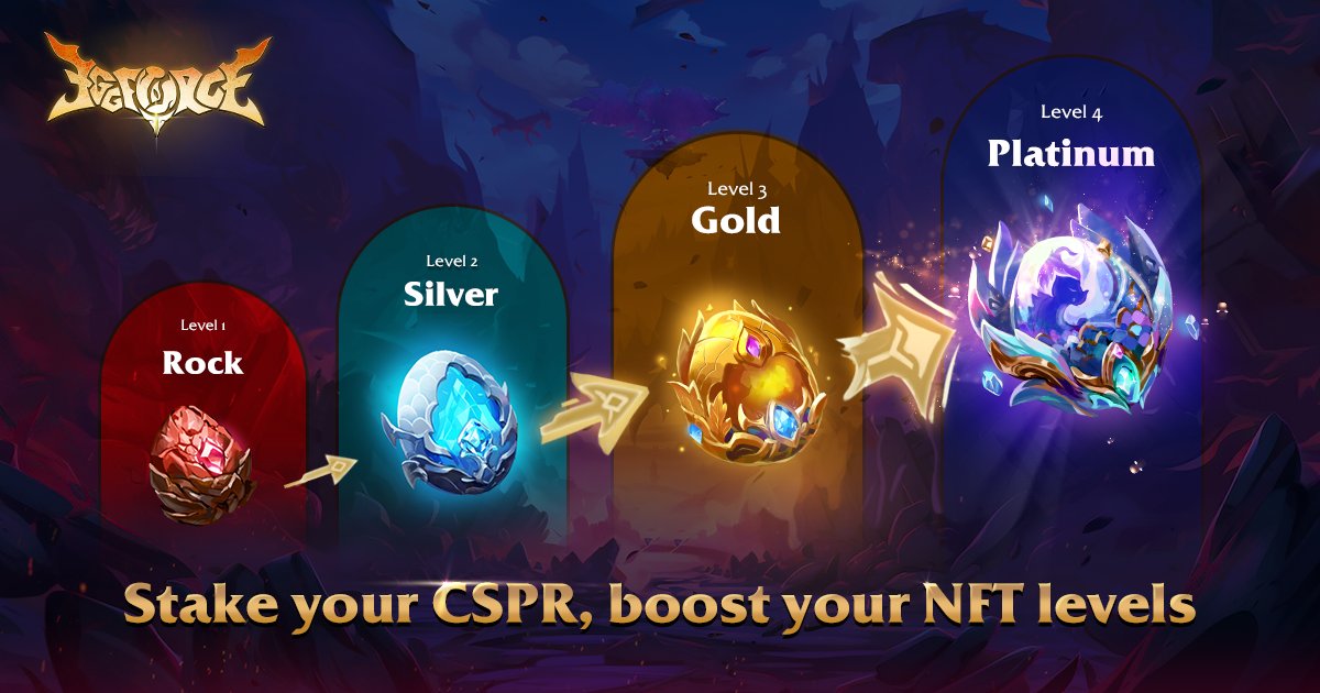 EggForceNFT's tweet image. GET STARTED WITH EGGFORCE: CHAPTER 4 🐉

Is your #CSPR still on an exchange?

3 PRO-TIPs 😉:

1️⃣ Never keep your #crypto on an exchange
2️⃣ Stake it (11% APY) with the official validators
3️⃣ Buy our NFTs

Our NFTs level up while you stake for free and offer a lot of other…