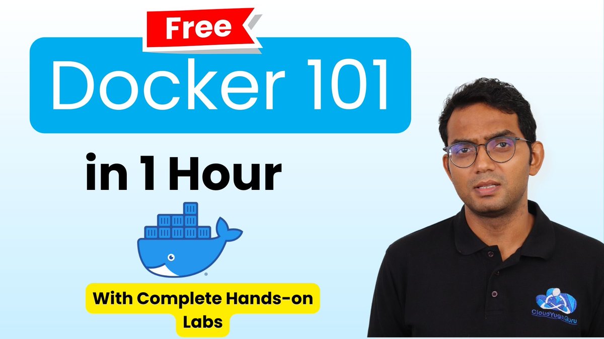 🚀 Exciting news! 🎉 Unveiling our FREE Docker 101 Course – perfect for beginners! 🔥

🌐 Learn the basics of #Docker and Containers. 
🛠️ Dive into hands-on labs.
💼 Elevate your tech skills.

Check it out : youtube.com/watch?v=8CiXiO…

#Docker101 #FreeCourse #HandsOnLearning 🚢💡
