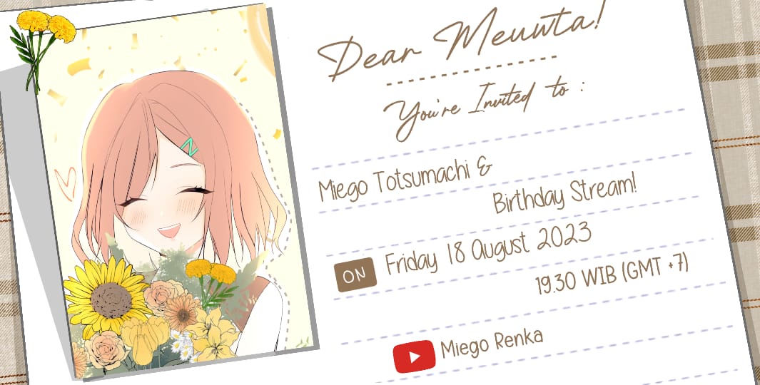MeuwTa_'s tweet photo. Dapat undangan dari Miegooo >\\\<)🌸🌸🌸 jangan lupa datang ramaikan malam ini✨✨✨ https://t.co/pqhj0aieZN