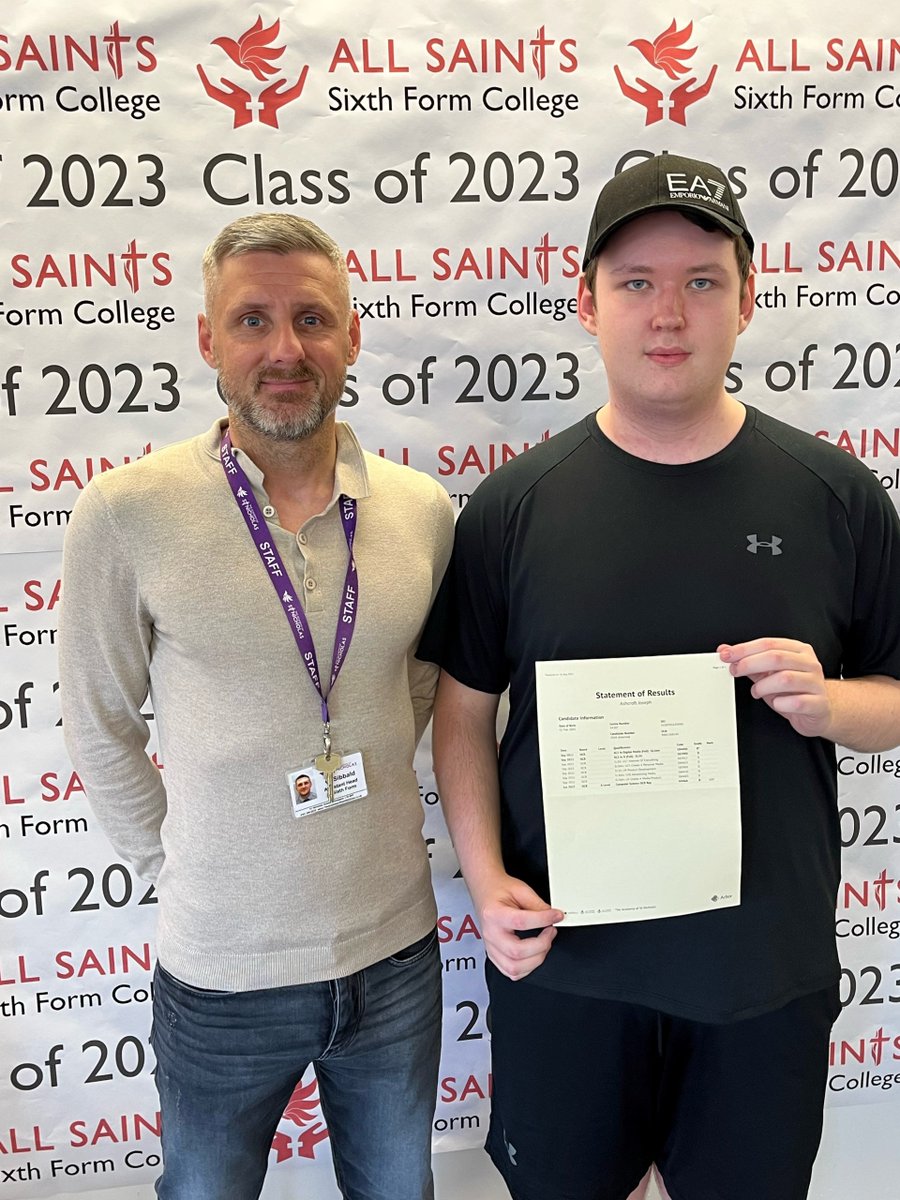 EducateMag's tweet photo. 100% of students at @AllSaintsColl who applied for university have obtained a place!

After weeks and months of eager anticipation, this year's sixth form cohort received the results they were waiting for yesterday.
👇
https://t.co/JsAOqK6BNU https://t.co/JMg5BczZGC
