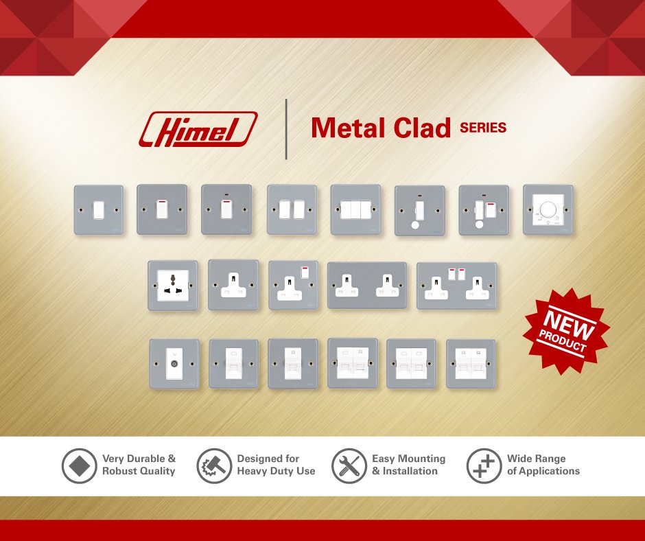 New Launch Alert! Introducing the 𝐒𝐮𝐫𝐟𝐚𝐜𝐞 𝐌𝐨𝐮𝐧𝐭𝐞𝐝 𝐖𝐢𝐫𝐢𝐧𝐠 𝐃𝐞𝐯𝐢𝐜𝐞𝐬range – 𝐓𝐡𝐞 𝐌𝐞𝐭𝐚𝐥 𝐂𝐥𝐚𝐝 𝐒𝐞𝐫𝐢𝐞𝐬.
Suitable for applications in industry, garage, factory, warehouse, service area and laboratories.