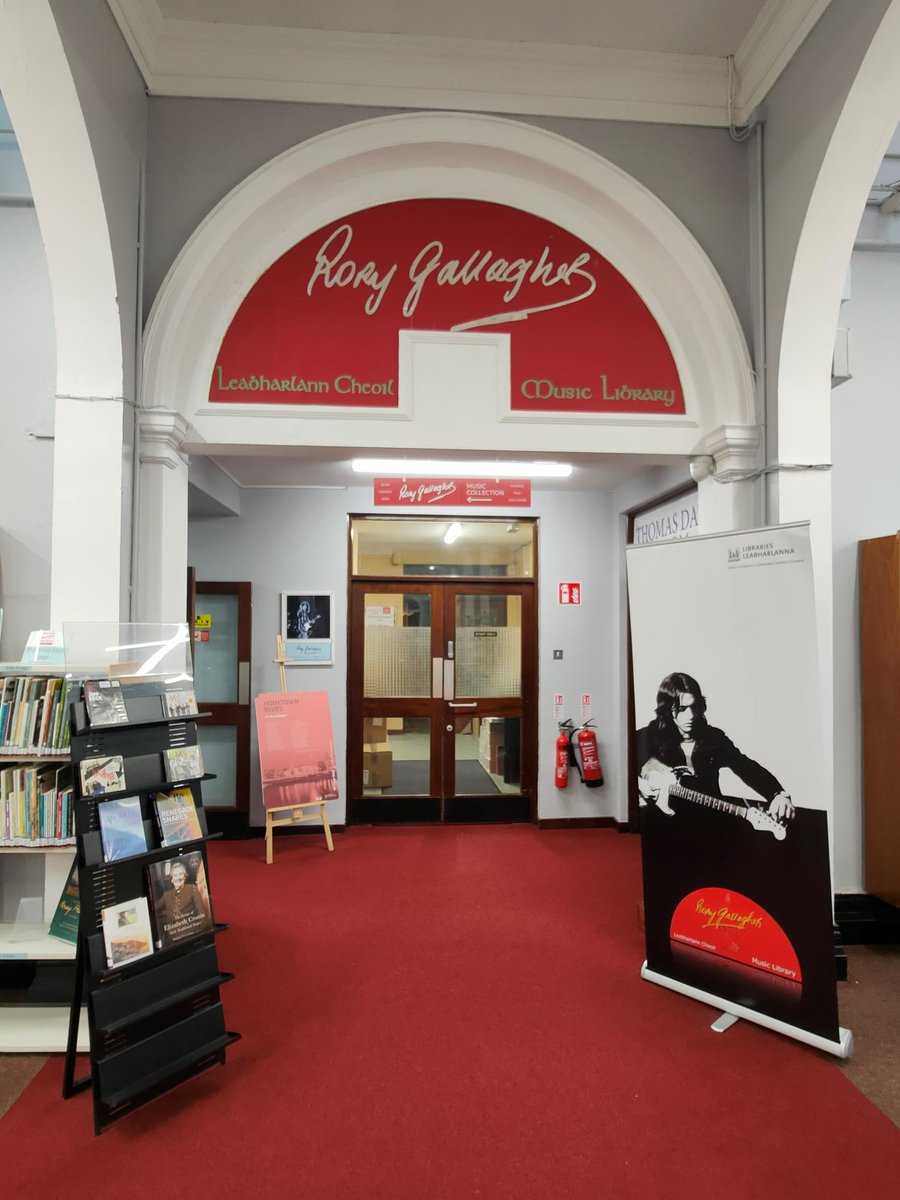 Did you know that the Rory Gallagher Music Library has over 48,000 CDs, DVDs, sheet music, and music books for you to borrow? Call in and pause to admire Rory Gallagher's replica stratocaster on the way! #CorkCityLibraries #LeapIntoLibraries #TakeACloserLook #LoveReading