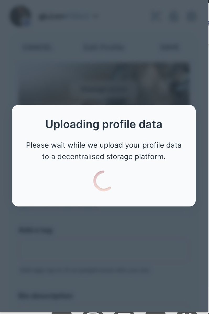 Decentralized storage where you own your OWN Data. 🆙