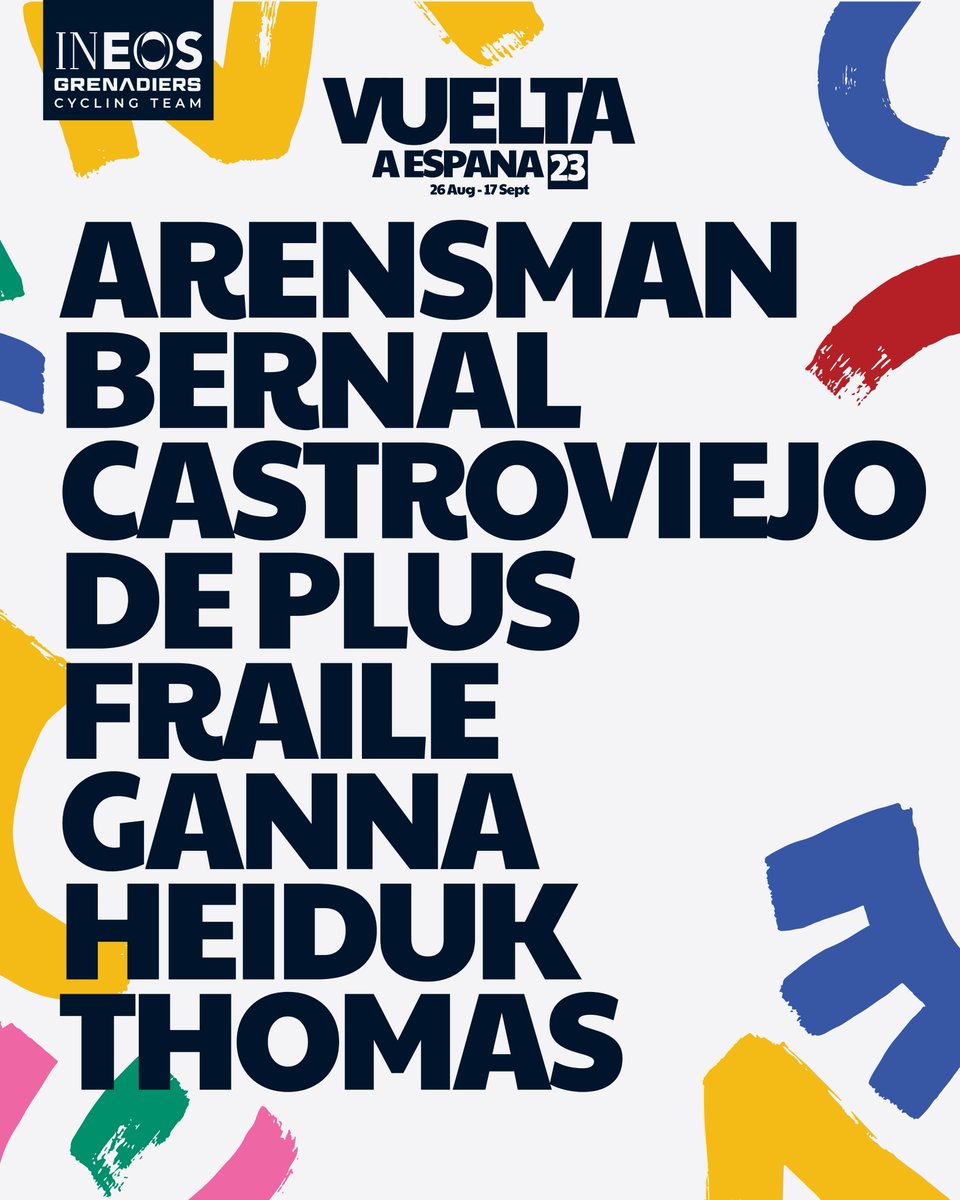 🗣️ "This is a very strong group of riders who are ready to take on this race."

Hear from Rod Ellingworth and our eight-man squad ahead of #LaVuelta23 

ineosgrenadiers.com/article/gerain…