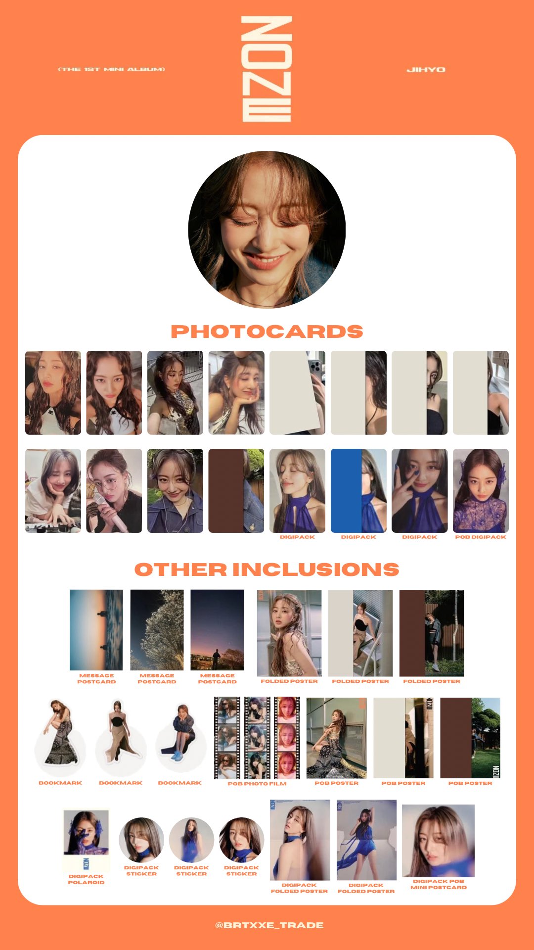 TWICE ジヒョ ZONE Killin' Me Good kit トレカ ジヒョ TWICE ZONE Killin' Me Good KIT トレカ TWICE JIHYO “ZONE