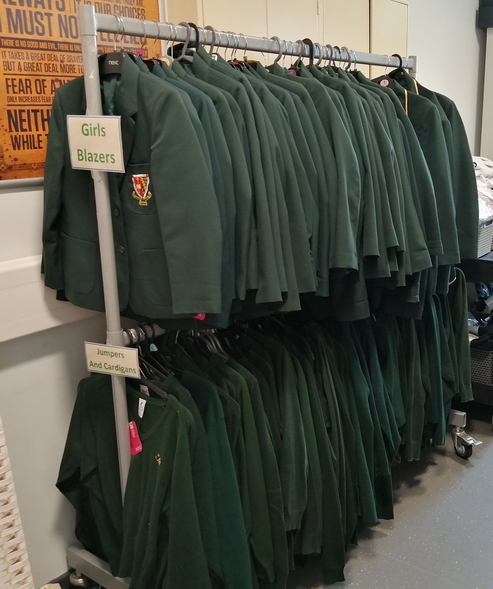 Thank you for donating school uniform to us.  We have rehomed more than 50 blazers this summer. If you have any uniform your pupil no longer needs please hand in to the school office for us.  Also St Andrews Primary PTA would be delighted with any school ties you no longer need♻️