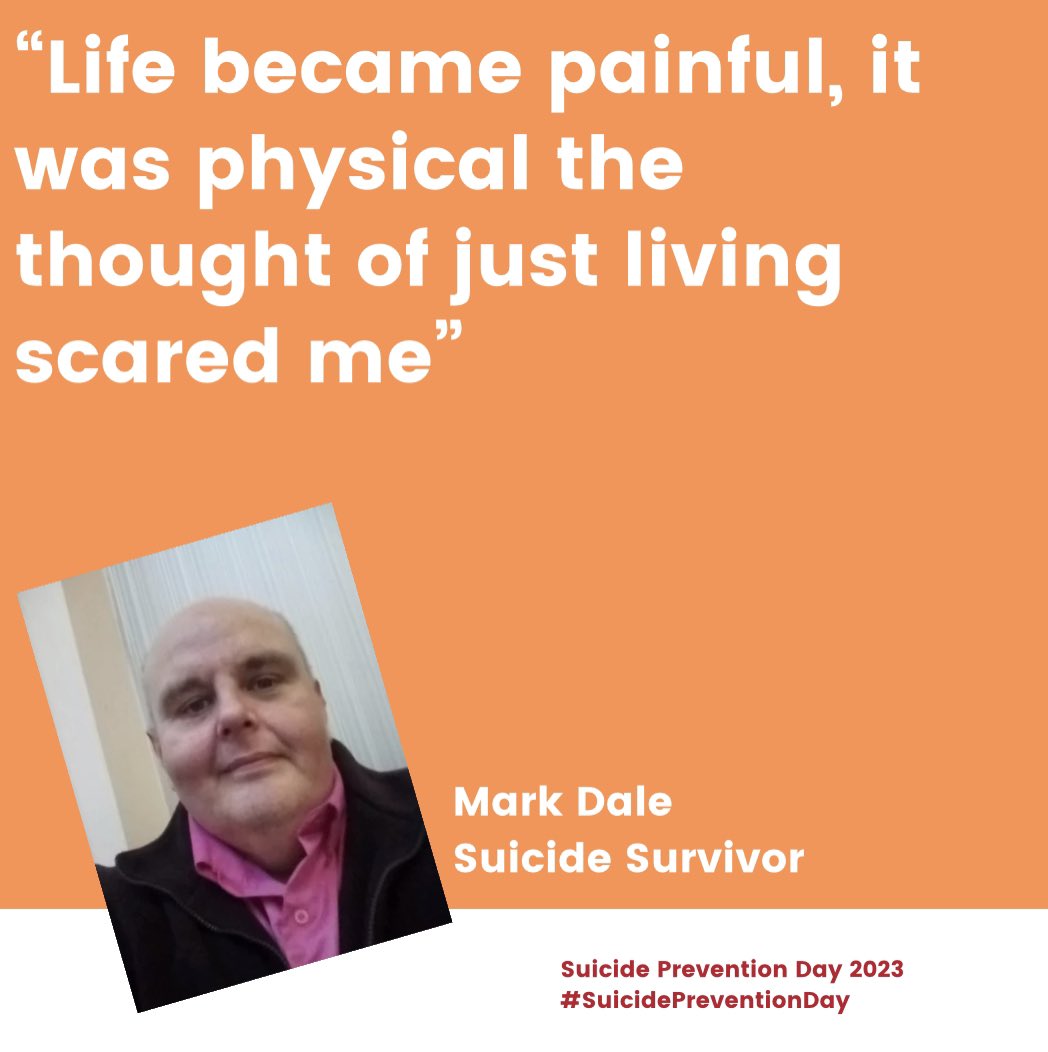 MarkDaleBas's tweet photo. Everyday is #suicideprevention Day but the 10th September Highlights the importance of normalising the Subject of Suicide and also the importance to break the taboo. https://t.co/MmAHQmbroc