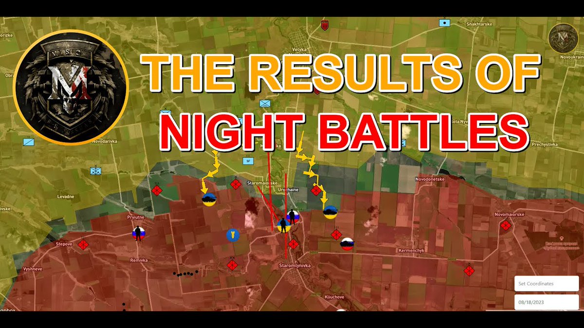 MilitarySummary's tweet image. The #Ukrainians are unable to gain a foothold in #Robotine, and they are forced to throw new forces into the meat grinder. New attacks on the positions of #Russian forces are being prepared near the #Urozhaine.

YouTube: youtu.be/yuwfw_aa08Q

Rumble: rumble.com/v38qlf8-russia……
