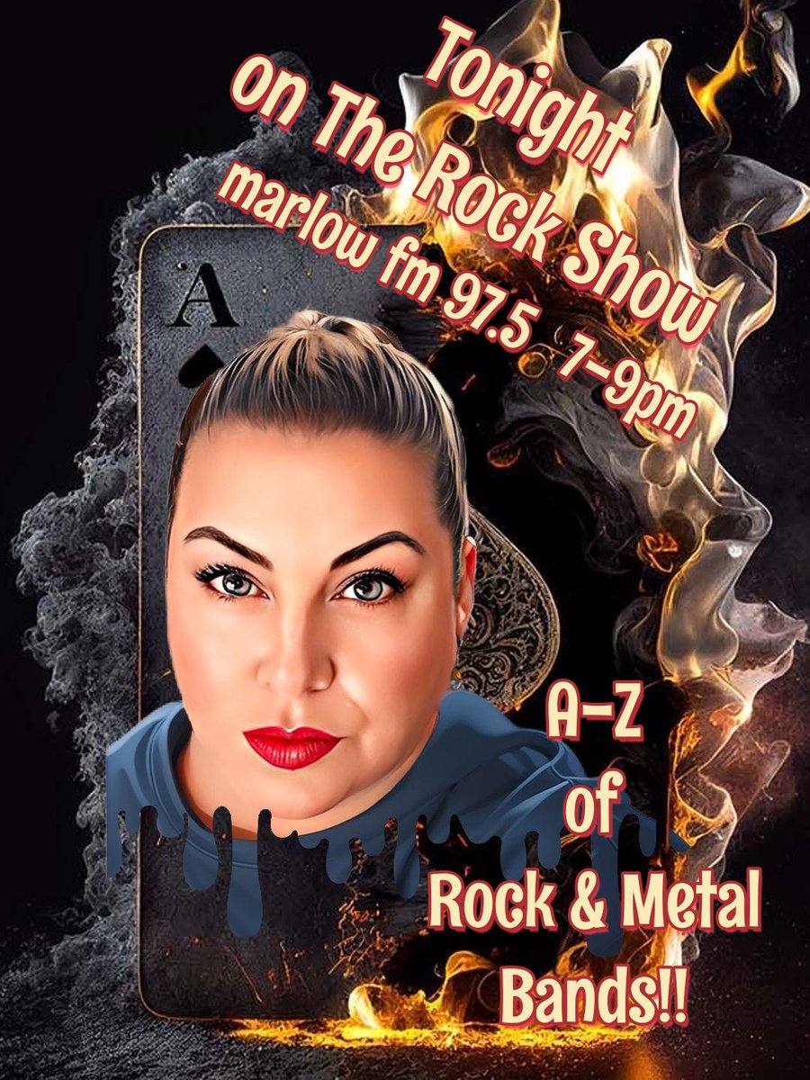 Join Julie tonight for an A-Z of all things Rock and Metal 🤘🏼 So if you have any requests, please post them below. 
You can tune in on the marlow fm app or go to marlowfm.co.uk listen live.