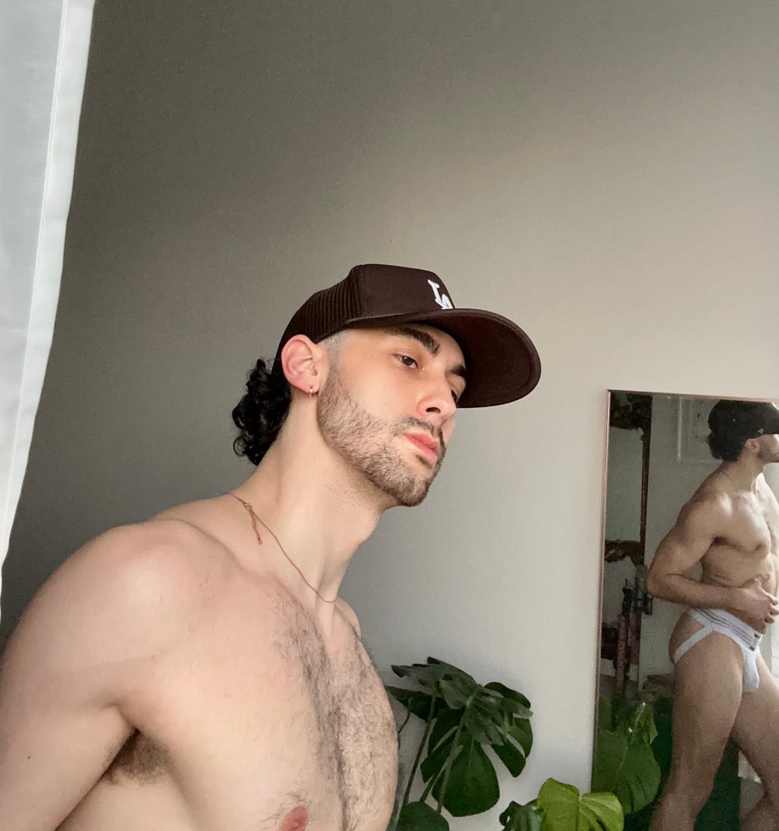 Raw desire in his eyes