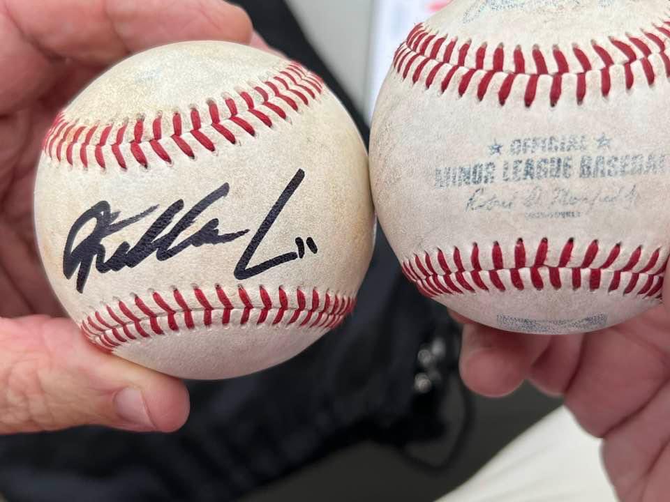 brucesheffield's tweet photo. Thank You @kellum_clark for the baseballs. They’re going right next to my National Championship ball. #HailState https://t.co/mwiV5uc1JR