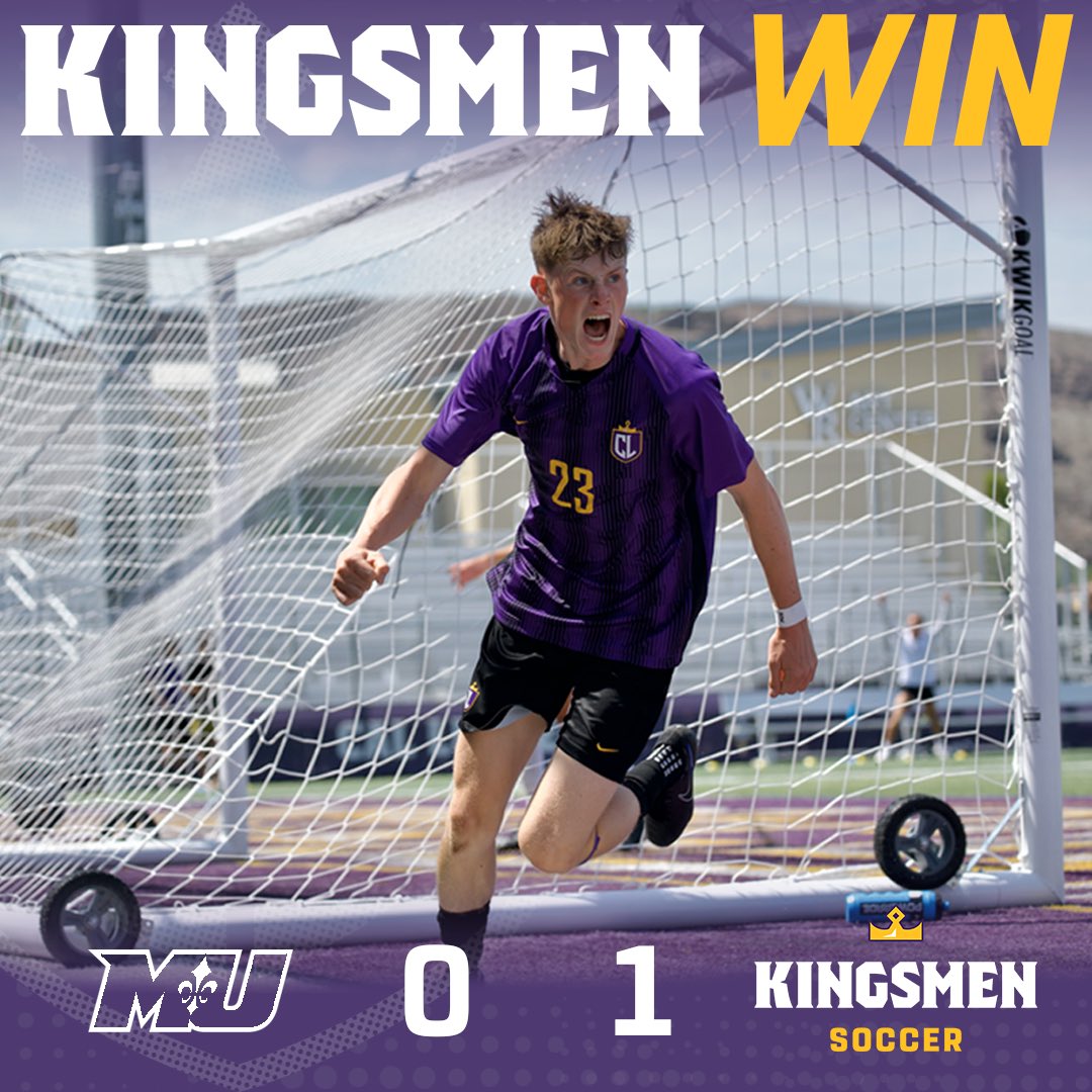 Kingsmen soccer kicked off 2023 in exciting fashion! Cameron Pisan scored in the 85th minute! #OwnTheThrone