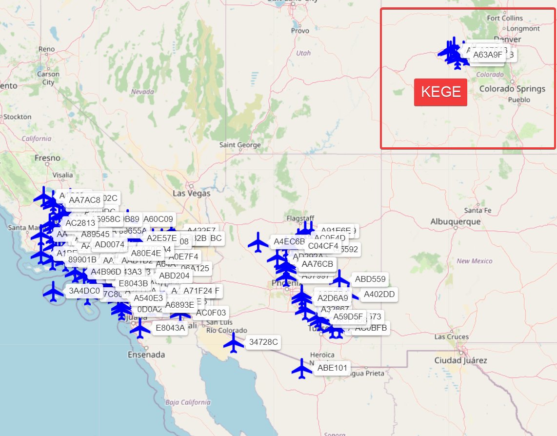 thebaldgeek's tweet image. Just got a new station at KEGE up and limping. Its the first protype station that I am testing. Using #MQTT to publish the full #ACARS data to #avgeeks looking at the website.
Using @NodeRED to extract the lat/lon from the VDL ACARS and plot it on @ceejay #worldmap along with the…