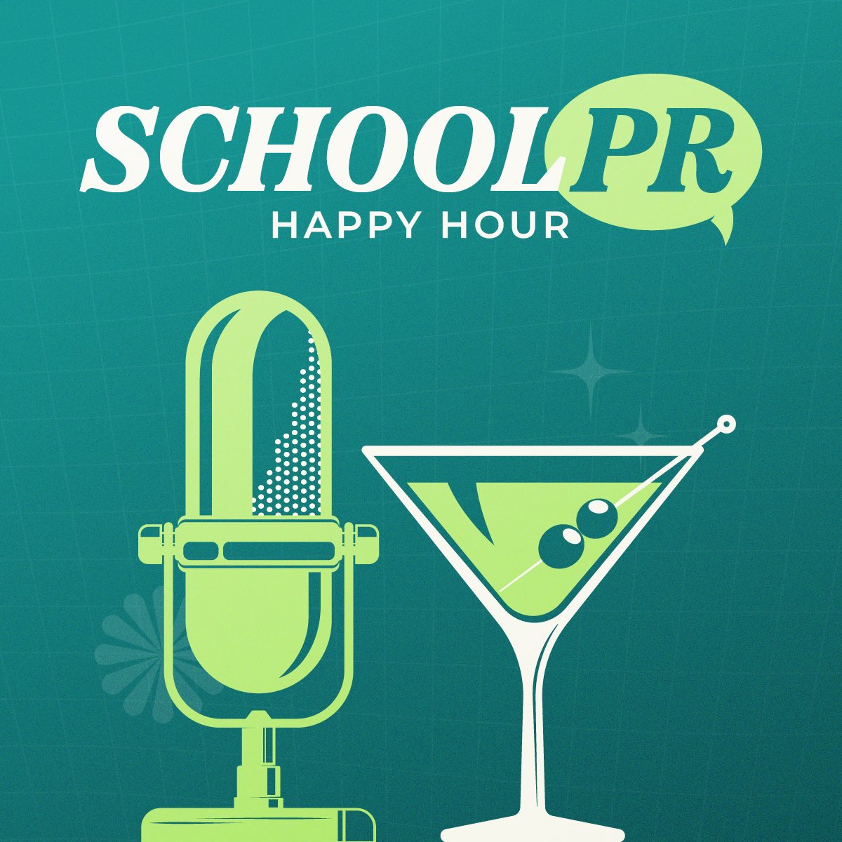 School PR Happy Hour 🎙 tweet media