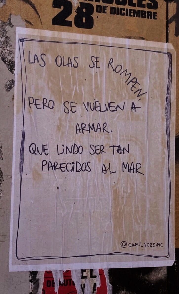 nos rompemos y nos volvemos a armar.