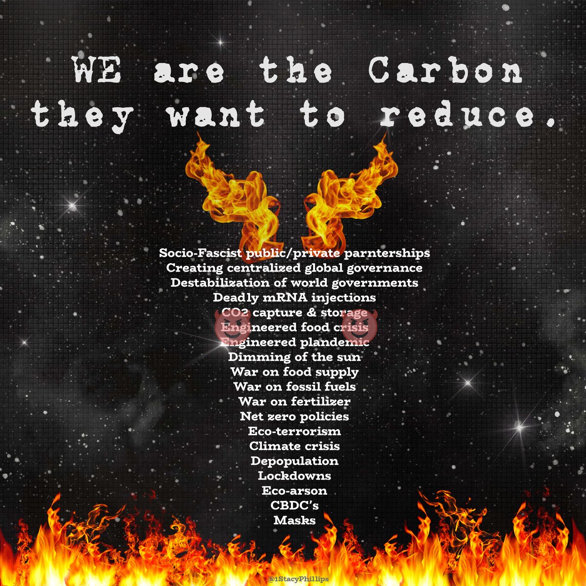 @thewriterme @Teddyallday7 We are the carbon globalist oligarchs like Klaus Schwab and Bill Gates want to reduce.