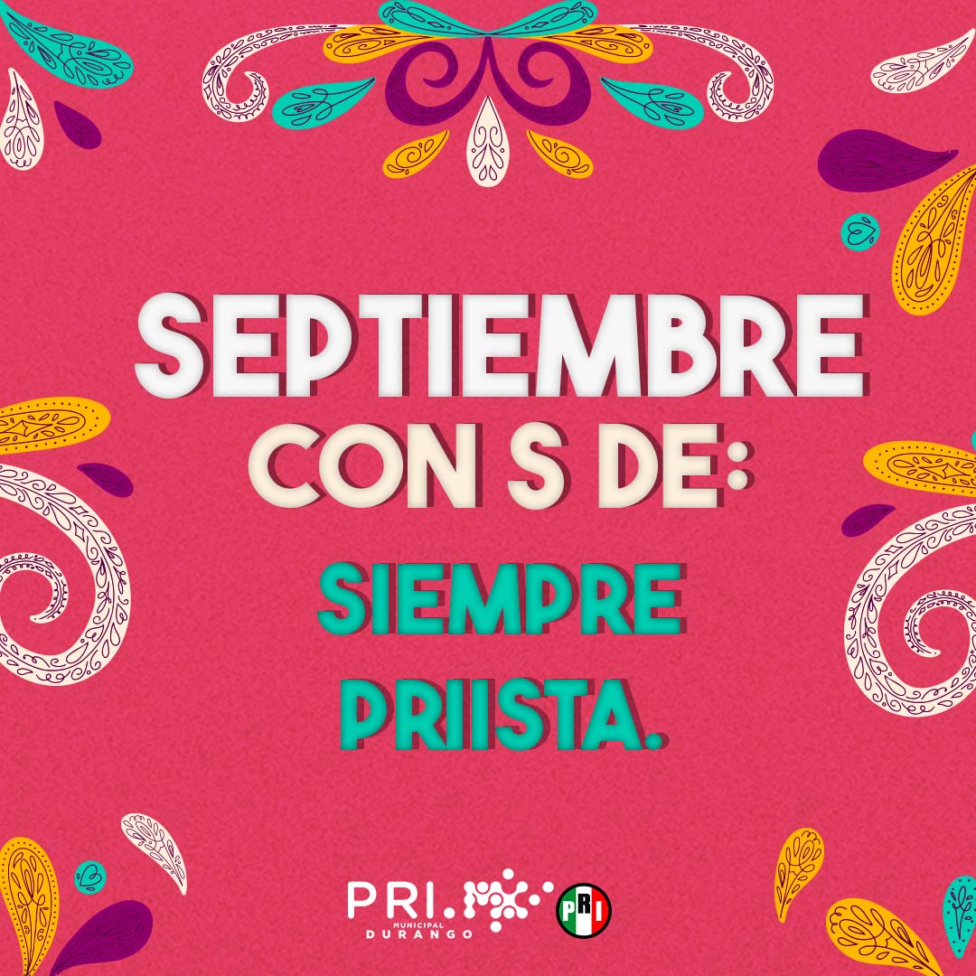 mxmunicipaldgo's tweet photo. Damos la bienvenida a SEPTIEMBRE.🫰🏼🇲🇽 https://t.co/kIXsV7rTOr