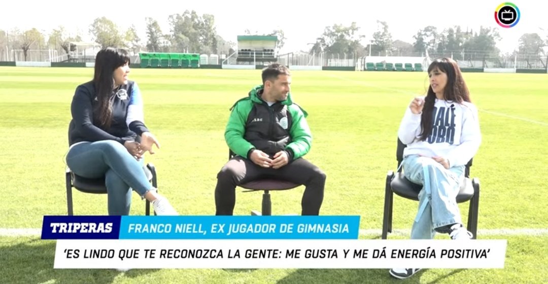 AHORA | Franco NIELL en <a href="/TriperasTV/">Triperas TV</a>: "Gimnasia me marcó mucho en mi carrera y estoy seguro que voy a volver a colaborar en algún momento. Es la idea. Viví cosas muy lindas, el cariño que tengo es muy grande". #CGE #GELP