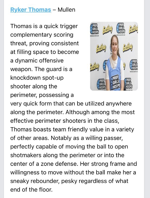 Ryker Thomas (@ryker_thomas130) on Twitter photo Thank you <a href="/claytonconover/">Clayton Conover</a> for the write up! <a href="/Hardwood_Elite/">Hardwood Basketball</a> <a href="/MullenGBB/">Mullen HS Girls’ Basketball</a> <a href="/mullenathletics/">Mullen Athletics</a> Thank you <a href="/claytonconover/">Clayton Conover</a> for the write up! <a href="/Hardwood_Elite/">Hardwood Basketball</a> <a href="/MullenGBB/">Mullen HS Girls’ Basketball</a> <a href="/mullenathletics/">Mullen Athletics</a>