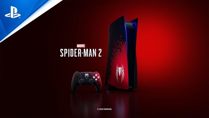 Tracker_Deals's tweet photo. Spiderman 2 PS5 Bundle + Controller only in stock at Select Retailers

Bundle (Console + Game + Controller)
Amazon https://t.co/DBbLRFZ24D
Walmart https://t.co/X7qf3jWRY6

Limited Edition DualSense Controller
Walmart https://t.co/IyzuXAWH97

#Spiderman2PS5 #PlayStation #PS5