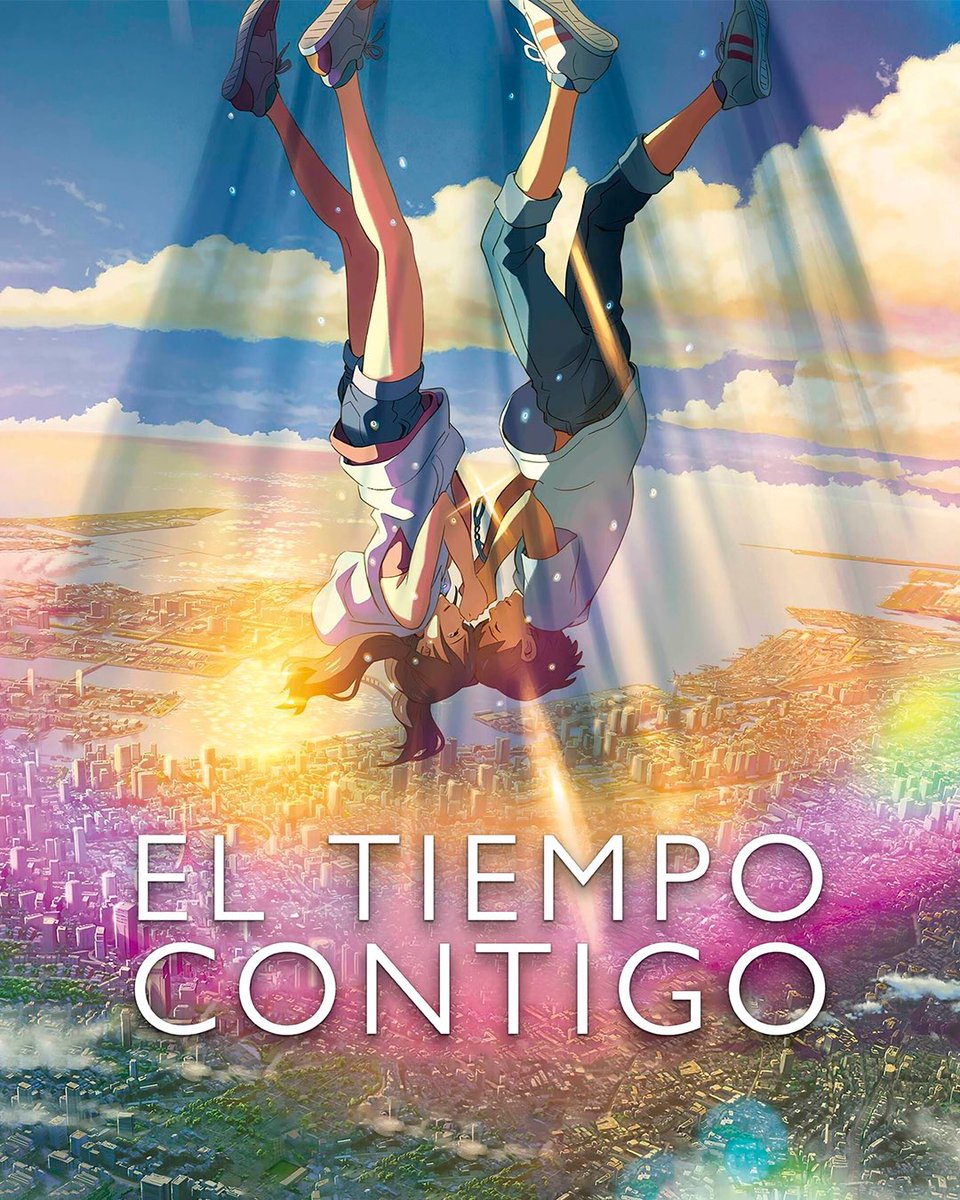 PrimeVideoMX's tweet photo. En medio de una interminable lluvia, un solitario estudiante conoce a una chica con el poder de manipular el clima. 
¿Cuántas estrellas para El Tiempo Contigo? 
⭐⭐⭐⭐⭐ https://t.co/GOCPihZC6d