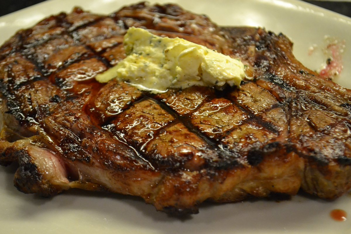 Sink your teeth into perfection with this mouthwatering bone-in ribeye steak.  Juicy, tender, and full of flavor, it's a carnivore's dream come true!
#SteakLovers #BoneInRibeye #FoodieHeaven