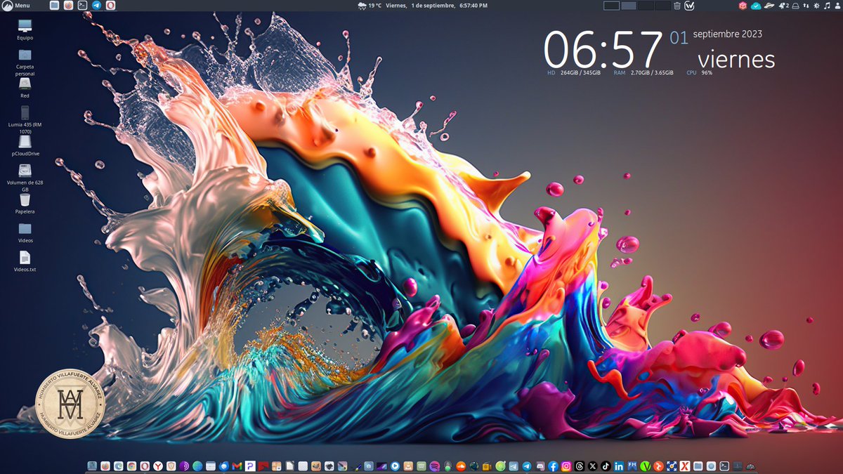 humbertovill68's tweet photo. #ViernesDeEscritorio Fedora 38 Workstation con escritorio Cinnamon #linux #opensource #cinnamondesktop #unixporn #fedoraproject https://t.co/8A19XQzvzJ