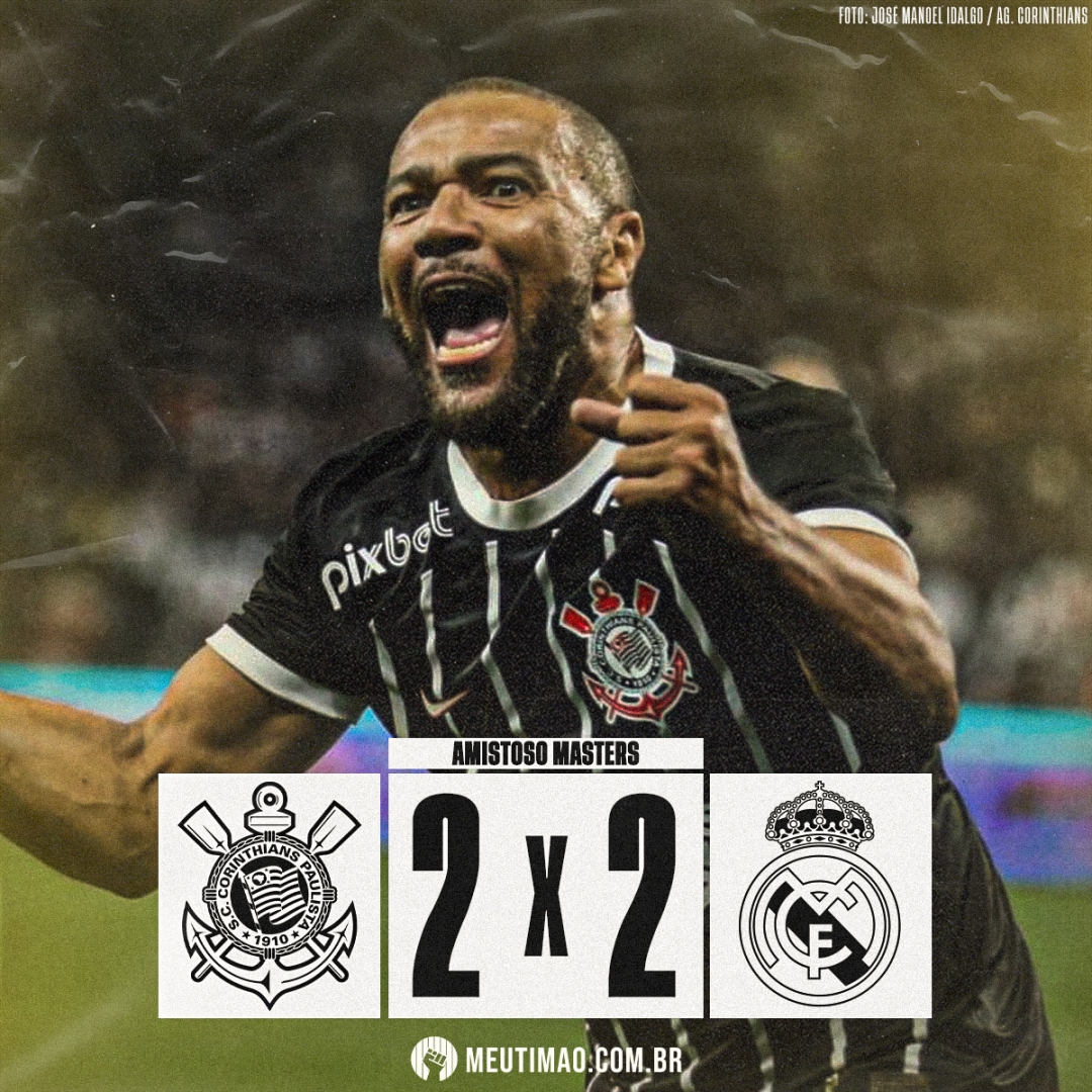 Corinthians e Real Madrid empatam em jogo festivo e repetem placar do  Mundial de 2000