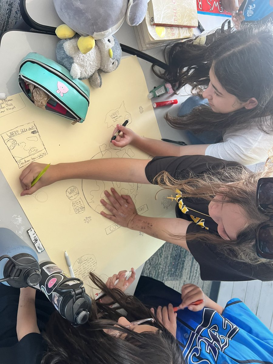 MrsFord7thgrade's tweet photo. I love giving kids the freedom to show me what they know in whatever creative way they choose! @FlyingHillsFAME https://t.co/7V5rD1P8MP