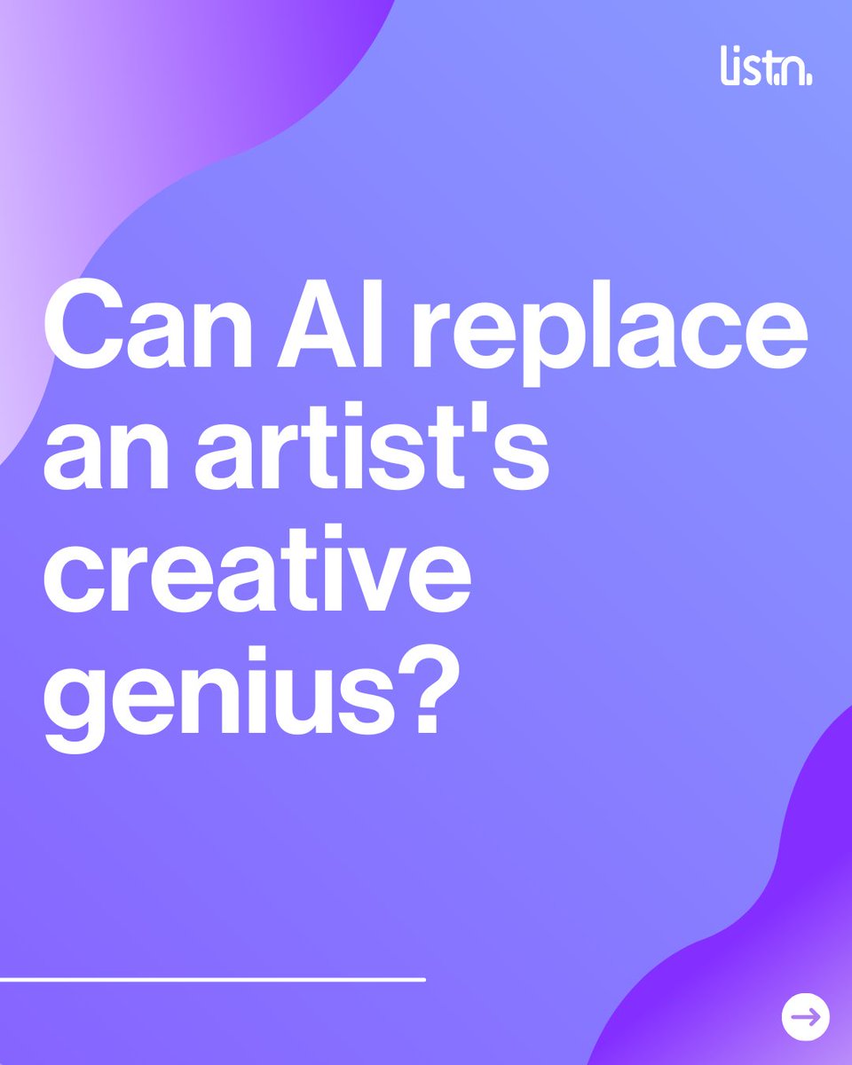 nikodeluka's tweet photo. How is AI influencing music creation?

#musicAI #musicpromotion #musicmarketing #indieartist #indierecordlabel #musicbusiness #musician #musicproduction #musicindustry #producer #newmusic #indiemusic #musicpromotionapp https://t.co/xryq5KxChi