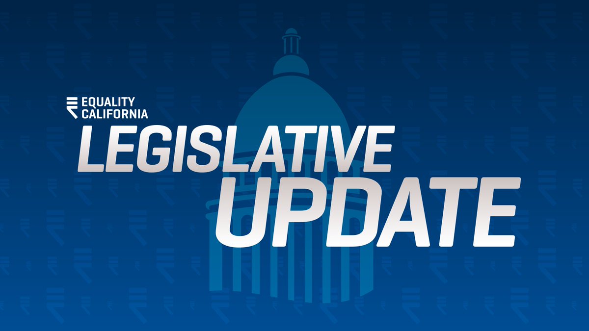 eqca's tweet photo. BREAKING: The California Senate Appropriations Committee just advanced #AB5 and #AB1645 to the full Senate for a vote. Thank you Senator @Portantino for standing with LGBTQ+ students and protecting ALL Californians against right-wing attacks on the Affordable Care Act. https://t.co/twtN3NtHQ4