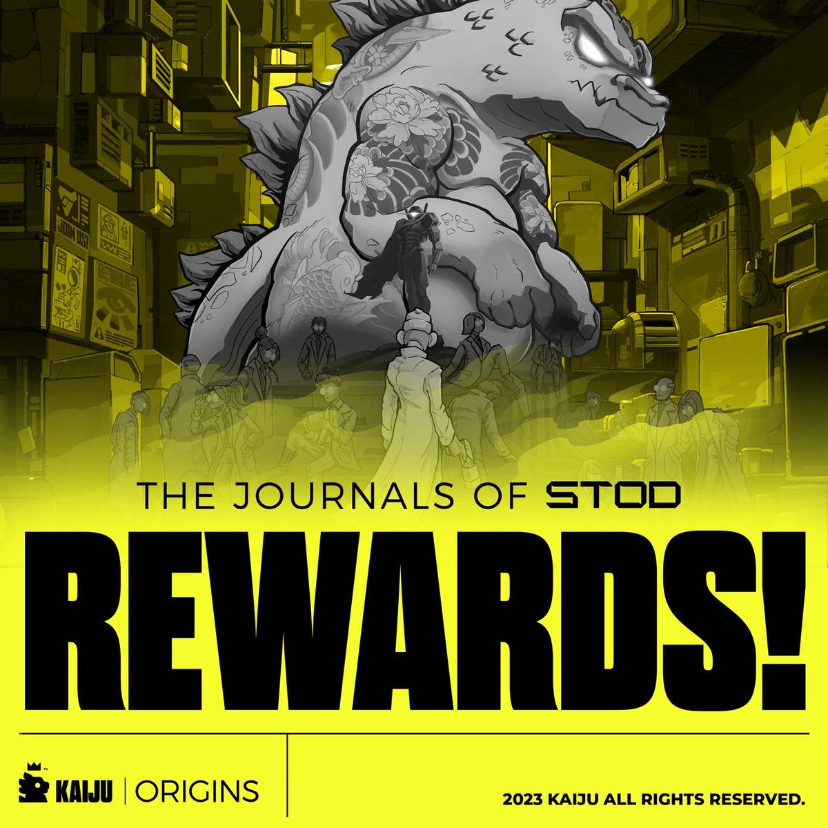 KAIJU ORIGINS: The Journals of Stod

Many have already begun their descent into Stod’s Lab and completed the first stage of the saga.

As you continue to advance your adventure, you will unlock your rewards—read more below and on our Medium article: medium.com/@AugmintedLabs…