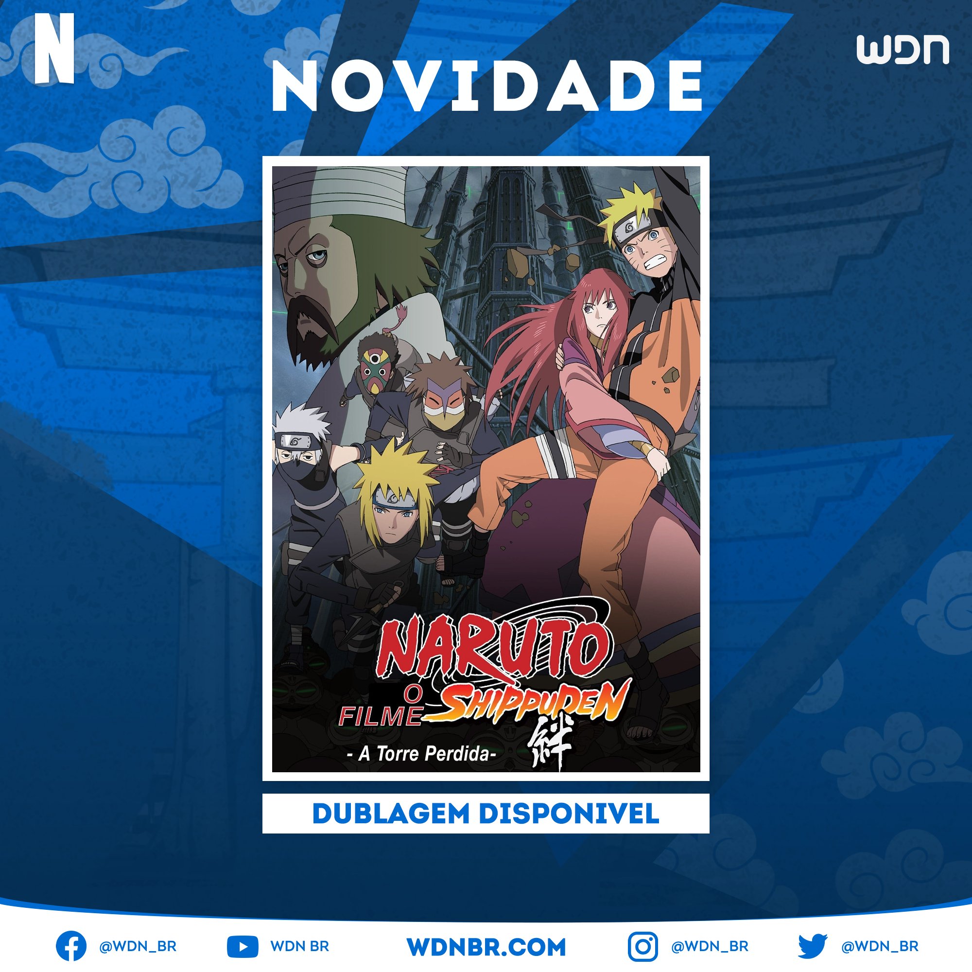 WDN - World Dubbing News on X: 🥷 Quando Naruto é levado ao passado ele  tem a missão de proteger uma rainha, e reencontra com antigos ninja da  Aldeia da Folha, incluindo