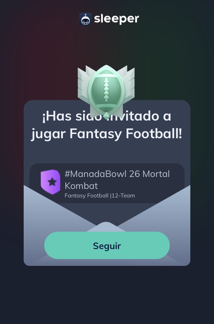 Llego la invitación al #ManadaBowl y en una división Mortal jaja.

Me reporto con los líderes de la manada 🫡🫡🫡🫡🫡

<a href="/alpanseque/">Adrian Alpanseque</a> <a href="/MeDicenOre/">Alex Orellana 🏈</a> <a href="/Abuelo_NFL/">Luis Alonso López</a> <a href="/ChatoRomeroFF/">Chato Romero🏈</a>