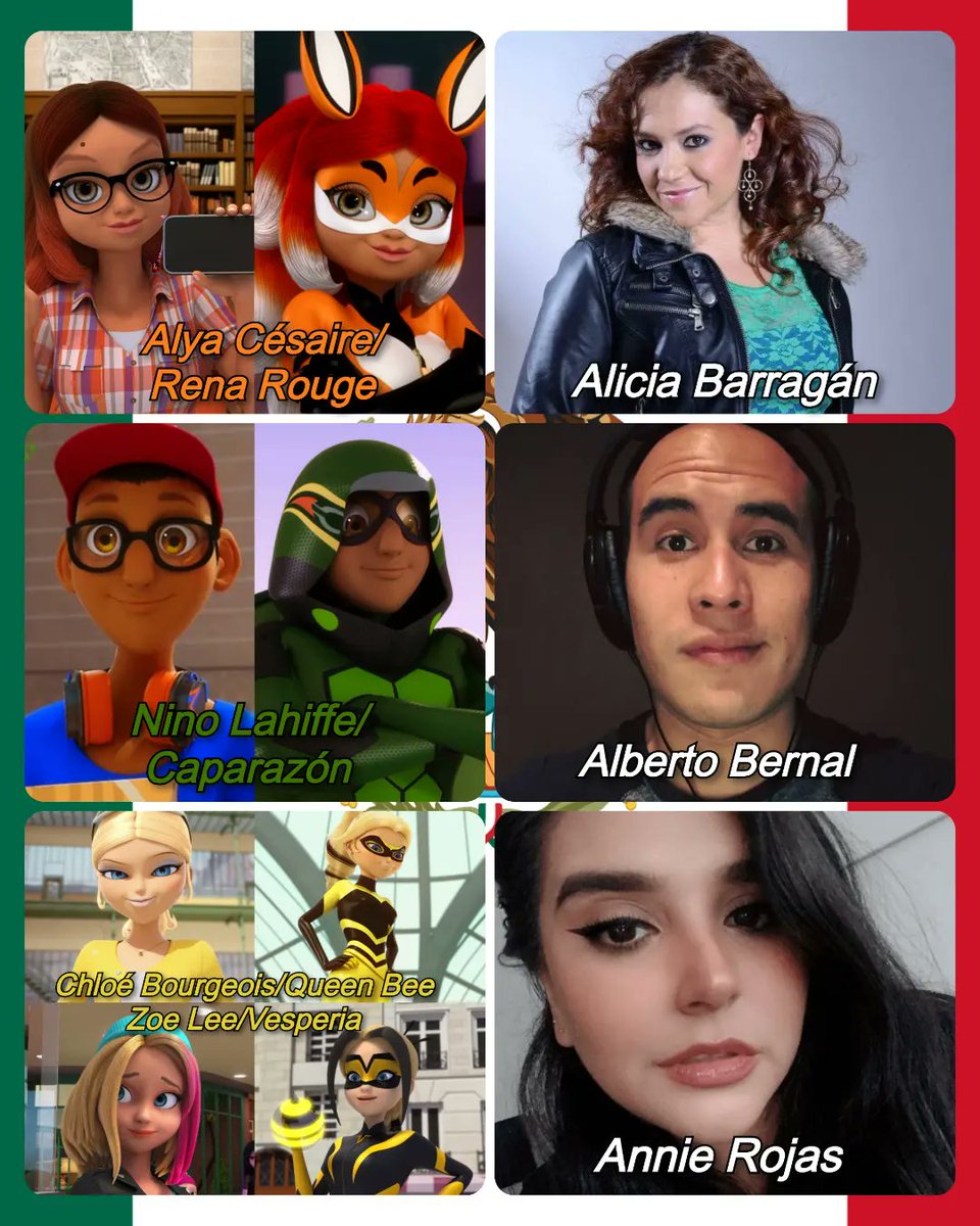 OscarJavierAnz2's tweet photo. #EnUnDiaComoHoy se cumple 8 años de #MiraculousLadybug una serie animada y fue estrenada 1 de septiembre de 2015, de mi parte hice este collage.
Feliz Aniversario
Dirección de Doblaje: @LAU_TOR_OFICIAL
#MiraculousLadybug #ZagStudios #DoblajeLatino #DoblajeMexicano #Disney https://t.co/ulg6I66Jnf