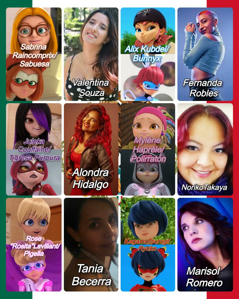 OscarJavierAnz2's tweet photo. #EnUnDiaComoHoy se cumple 8 años de #MiraculousLadybug una serie animada y fue estrenada 1 de septiembre de 2015, de mi parte hice este collage.
Feliz Aniversario
Dirección de Doblaje: @LAU_TOR_OFICIAL
#MiraculousLadybug #ZagStudios #DoblajeLatino #DoblajeMexicano #Disney https://t.co/ulg6I66Jnf