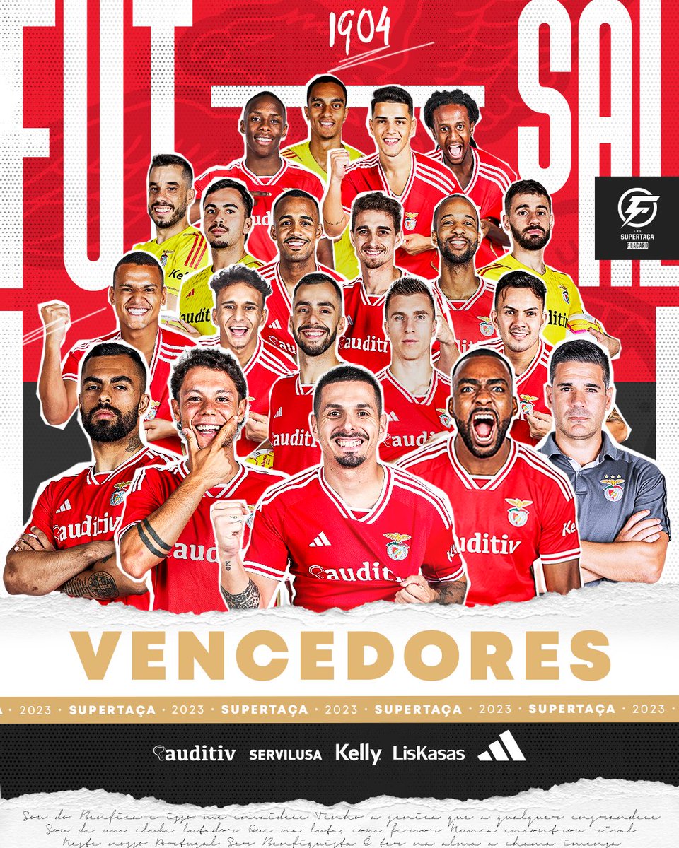 🏆 A SUPERTAÇA É 𝑵𝑶𝑺𝑺𝑨 !!

#FutsalBenfica

#Auditiv #Servilusa #KellyPortugal #Liskasas 
<a href="/adidas/">adidas</a>