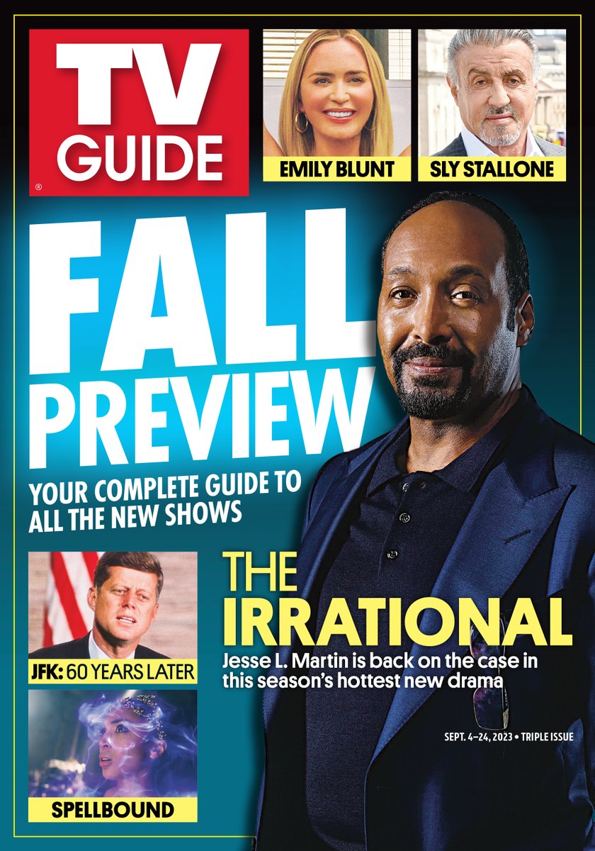 Get the latest issue of TV Guide for everything you need to know about what's coming this fall, from #TheIrrational on @nbc to #Spellbound on @hulu and more